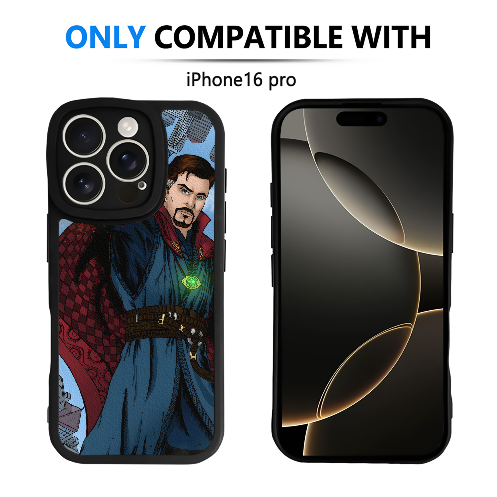 （画像用） アベンジャーズ The Avengers 【iPhone 16シリーズ対応】シリコンスマホケース（レザー調） 材質：シリコン